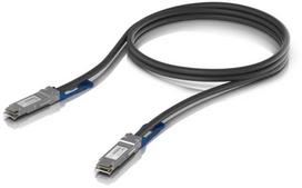 Ubiquiti UACC-DAC-QSFP28-1M InfiniBand / šviesolaidinis kabelis, juodas
