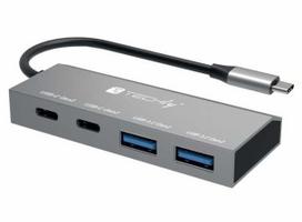 HUB USB Techly USB 3.2 2xUSB-A/2x USB-C