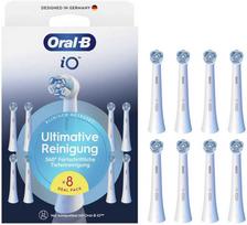 Braun Oral-B iO Series Ultimate Cleaning Dantų šepetėlis Heads - Baltas - 8-pack