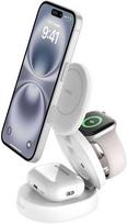 Belkin „Boost Charge“ sulankstomas akumuliatorius, 3 viename, įkroviklis, Qi2, su WIZ034kqWH