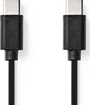 Nedis USB-C – USB-C USB laidas 1 m juodas (CCGL60700BK10)