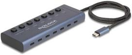 HUB USB Delock DeLOCK 63410 huby i koncentratory USB 3.2 Gen 1 (3.1 Gen 1) Type-C 5000Mbit/s Mėlyna
