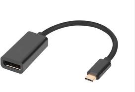 Adapteris AV MicroConnect Microconnect MC-USBC-DPF1.2 adapter kablowy DisplayPort USB Type-C Juodas