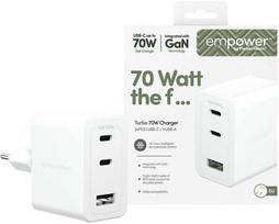 Panzer Glass Įkroviklis PanzerGlass empower Turbo jungiama į tinklą 1x USB-A 2x USB-C (EM31479)