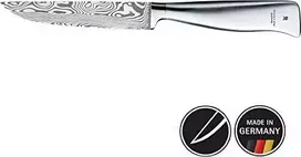 WMF Grand Gourmet damasko peilis, universalus 23 cm, 120 sluoksnių damasko plienas, pjovimo efektyvumas, medinė dėžutė, ašmenys 11 cm