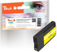 Peach Patrone HP Nr.963 3JA25AE geltona OEM rašalo lygio nustatymo iš naujo restauruota