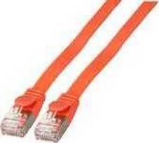 Efb Elektronik EFB Patchcable -25 cm - U/FTP - CAT 6a - flat - red (K5545RT.0,25)
