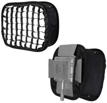 Lubinis šviestuvas Apšvietimo Įranga - MITOYA Softbox 37x45cm LED Panelei su Tinkleliu ir Dangteliu