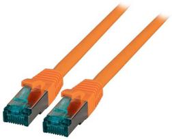 EFB RJ45 kabelis S/FTP, Cat.6A, LSZH, 7,5m, oranžinė