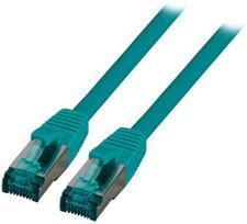 EFB kabelis RJ45 S/FTP, Cat.6A, LSZH, 15m, žalia