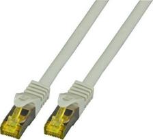 EFB EFB jungiamasis kabelis Cat6a S/FTP LSZH su Cat7 žaliu kabeliu 1,5 m PILKAS 10 Gigabit Ethernet 600MHz 4x2xAWG26/7 Atsparus ugniai Mažai dūmų skleidžiantis