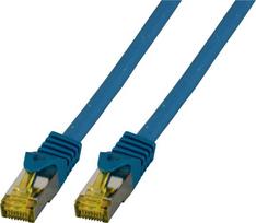 EFB EFB jungiamasis kabelis Cat6a S/FTP LSZH su Cat7 žaliu kabeliu 1,5 m MĖLYNAS 10 Gigabit Ethernet 600MHz 4x2xAWG26/7 Atsparus ugniai Mažai dūmų skleidžiantis