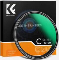 Filtras „Gwiazdkowy Star“ – žvaigždinis filtras 2v1 X4 ir X8, K&F Concept, 77 mm 77mm / Kf01.2333