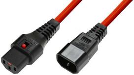 MicroConnect Powercord C13 IEC Lock - C14 maitinimo laidas