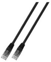 EFB EFB Elektronik K8100SW.7,5 kabelis sieciowy Juodas 7,5 m Cat6 U/UTP (UTP)