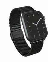 BURGA Metal Mesh Elegance Apple Watch 38/40 mm (juodas)