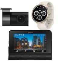 70Mai Dash Cam A800S 4K + RC06 set + Maimo Watch R Gold-GPS WT2001-GPS