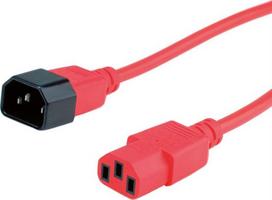 Value Vertė ROLINE maitinimo kabelis C14 - C13 maitinimo kabelis, IEC 320, raudonas, 3 m
