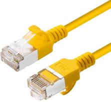 MicroConnect tinklo kabelis Geltonas 0,15 m Cat6a U/FTP (STP)