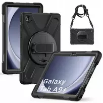 Dėklas na tablet Strado Dėklas Armor su laikikliu i paskiem do Samsung Galaxy Tab A9 Plus 11 (Juoda)