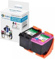 Tusz G&G kasetės rinkinys, suderinamas su HP 302XL BK+COL