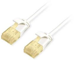 Equip Equip Patchkabel Cat6A Slim U/UTP 2xRJ45 0.50m baltas LSZH Polybeutel