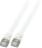 Efb Elektronik EFB Plokščias tinklo kabelis Cat.6A, U/FTP, PVC, pilka, 0.15 m (K5545GR.0,15)