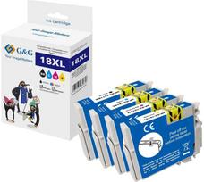 G + G Tusz G&G Kartridże drukujące komplektas 4 vnt do Epson 18XL/ T1816 BK/C/M/Y