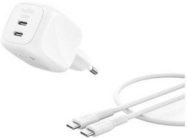 Įkroviklis Belkin BOOSTCHARGE 2 USB-C išėjimai 50 W (WCH019KQ1MWH-B6)