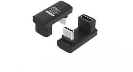 Adapteris USB MicroConnect USB-C – USB-C juodas (Premium USB4 3x2 USB-C)