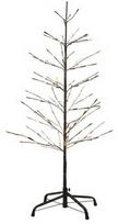 Šventinė dekoracija Sirius Isaac Tree, H1,2 m Øxxcm, ruda/sniego balta