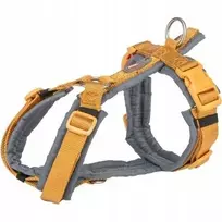 Trixie Premium trekkingo pakinktai šuniui, garstyčių/grafito spalvos, S–M: 44–53 cm/20 mm