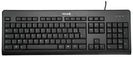 Klaviatūra „Klaviatūra Wortmann AG TERRA 1500“ su laidine [FR], USB, juoda/juoda, „Copilot AZERTY“, 105 klavišai, laidinė, 1,80 m
