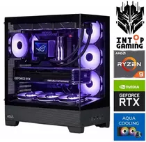Stacionarus kompiuteris INTOP AQUA Ryzen 9 9900x 64GB DDR5 1TB SSD M.2 NVME+2TB RTX5080 16GB no-OS (RW65822NS)