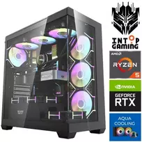 Stacionarus kompiuteris INTOP AQUA Ryzen 5 7500X3D 64GB DDR5 1TB SSD M.2 NVME+2TB RTX5080 16GB no-OS (RW67270NS)
