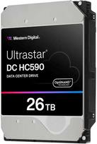 Sandisk Dysk WD Ultrastar DC HC590 - Dysk twardy - Centrum danych - szyfrowany - 26 TB - wewnętrzny - 3.5'' (8.9 cm) - SAS 12Gb/s - 7200 rpm - Puffer: 512MB - Self-Encrypting Drive (SED)