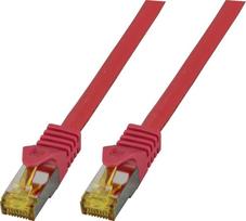 EFB EFB komutacinis kabelis Cat6a S/FTP LSZH su Cat7 daugiakanaliu kabeliu 1,5m ROT 10 Gigabit Ethernet 600MHz 4x2xAWG26/7 liepsnos laidininkas