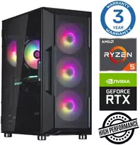 Stacionarus kompiuteris INTOP Ryzen 5 3600 32GB 1TB SSD M.2 NVME+2TB RTX3050 6GB no-OS (RW67436NS) (Atnaujinta)