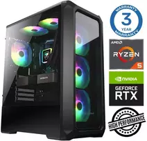 Stacionarus kompiuteris INTOP Ryzen 5 3600 32GB 250SSD M.2 NVME+2TB RTX3050 6GB no-OS (RW67458NS) (Atnaujinta)
