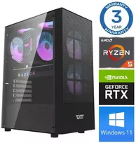 Stacionarus kompiuteris INTOP Ryzen 5 3600 16GB 250SSD M.2 NVME+2TB RTX3050 6GB WIN11 (RW67488WH) (Atnaujinta)