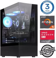 Stacionarus kompiuteris INTOP Ryzen 5 3600 32GB 500SSD M.2 NVME+2TB RX580 8GB no-OS (RW67762NS) (Atnaujinta)