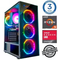 Stacionarus kompiuteris INTOP Ryzen 5 3600 16GB 1TB SSD M.2 NVME+2TB RX580 8GB no-OS (RW67796NS) (Atnaujinta)
