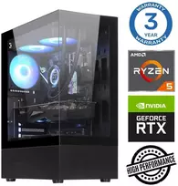 Stacionarus kompiuteris INTOP Ryzen 5 3600 16GB 1TB SSD M.2 NVME+2TB RTX5060 8GB no-OS (RW67850NS) (Atnaujinta)