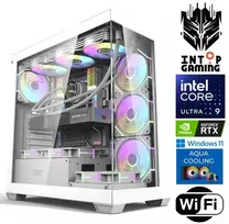Stacionarus kompiuteris INTOP AQUA Ultra 9 285K 64GB DDR5 1TB SSD M.2 NVME+2TB RTX5080 16GB WiFi WIN11 (RW68668WH) (Atnaujinta)