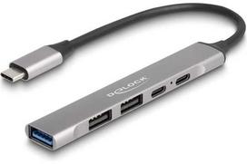 HUB USB Delock USB 80Gbps Kabelis Wtyczka do PD 3.1 Type-C 16K 60 Hz 1 m Dane Smart-Home IoT