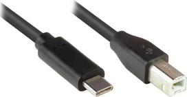 GoodConnections Kabelis USB Alcasa USB-C - USB-B 0.5 m Juodas (2510-CB005)