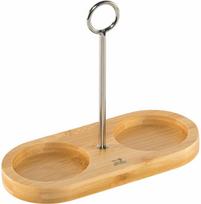 Peugeot Linea Bambus puodelio padėklas, 17 cm, natūralus