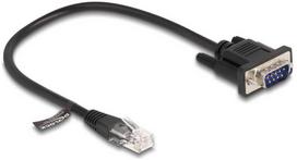 Delock DELOCK Kabelis RJ45 Stecker zu Seriell RS-232 D-Sub 9 Stecker