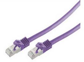 Shiverpeaks Patchcord BASIC-S Cat 7, S/FTP, PiMF, LSZH, violetinė, 1 m (BS75511-V)