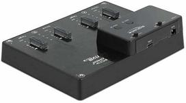 Doko stotelė Delock DeLOCK Doko stotelė M.2 dla 4 x M.2 NVMe PCIe SSD su funkcija klonowania